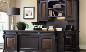 Model Meja Kantor CEO Minimalis Modern Black Kayu Jati Perhutani Model Meja Kantor CEO Minimalis Modern Black Kayu Jati Perhutani