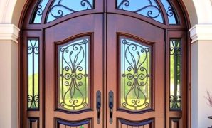 Model Pintu Lengkung Kaca Tralis Besi Kayu Jati 2 Daun Model Pintu Lengkung Kaca Tralis Besi Kayu Jati 2 Daun