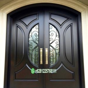 Model Pintu Lengkung Kupu Tarung Kayu Jati Jepara