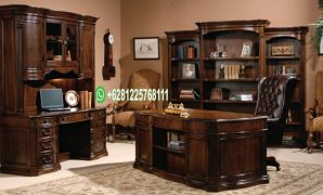Set Ruang Kerja Kayu Jati Model Terbaru Set Ruang Kerja Kayu Jati Model Terbaru