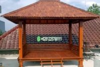 Gazebo Kayu Jati Jepara Ukuran 3 x 2 Meter Gazebo Kayu Jati Jepara Ukuran 3 x 2 Meter