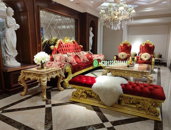 Set Kursi Tamu Model Terbaru Jepara Desain Italian Klasik Mewah